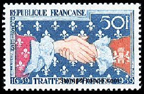 Timbre France Yvert 1223 - France Scott 932