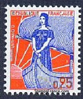 Timbre France Yvert 1234 - France Scott 942