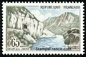 Timbre France Yvert 1239 - France Scott 947