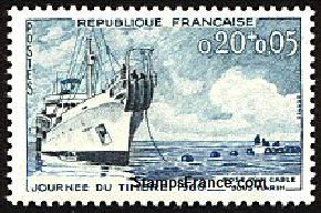 Timbre France Yvert 1245 - France Scott B339