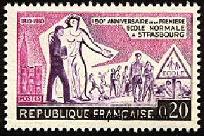 Timbre France Yvert 1254 - France Scott 964