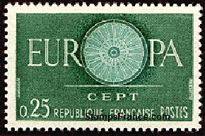 Timbre France Yvert 1266 - France Scott 970