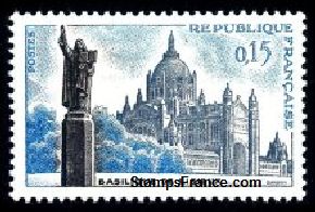 Timbre France Yvert 1268 - France Scott 972