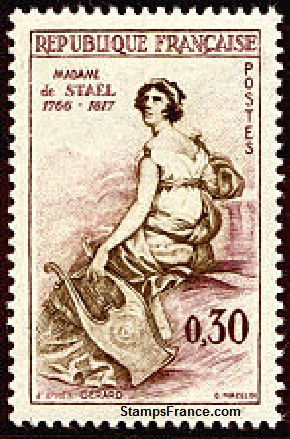 Timbre France Yvert 1269 - France Scott 974