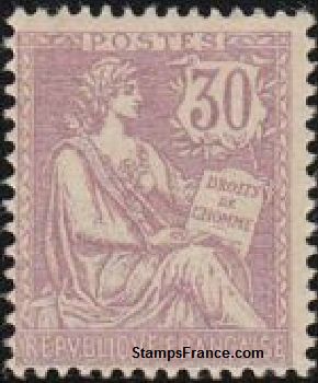 Timbre France Yvert 128 - France Scott 137