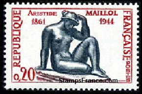 Timbre France Yvert 1281 - France Scott 984