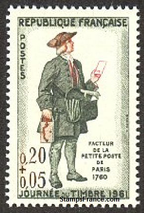 Timbre France Yvert 1285 - France Scott B349