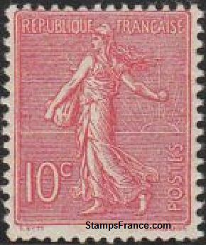 Timbre France Yvert 129 - France Scott 138 - Click Image to Close