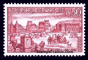 Timbre France Yvert 1294 - France Scott 996