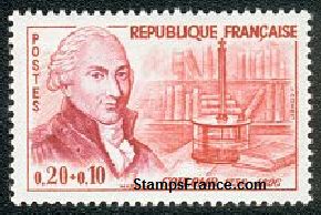 Timbre France Yvert 1297 - France Scott B352