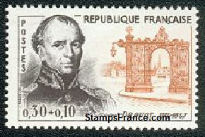 Timbre France Yvert 1298 - France Scott B353