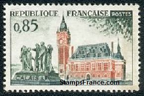 Timbre France Yvert 1316 - France Scott 1012