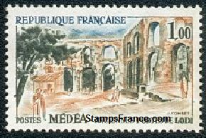 Timbre France Yvert 1318 - France Scott 1013