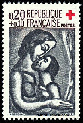 Timbre France Yvert 1323 - France Scott B356