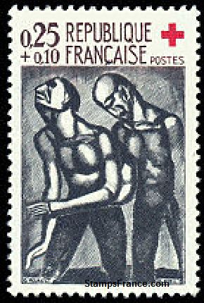 Timbre France Yvert 1324 - France Scott B357