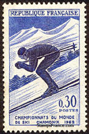 Timbre France Yvert 1326 - France Scott 1019