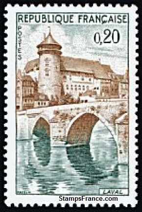 Timbre France Yvert 1330 - France Scott 1023