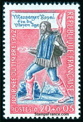 Timbre France Yvert 1332 - France Scott B358