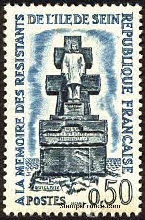 Timbre France Yvert 1337 - France Scott 1031