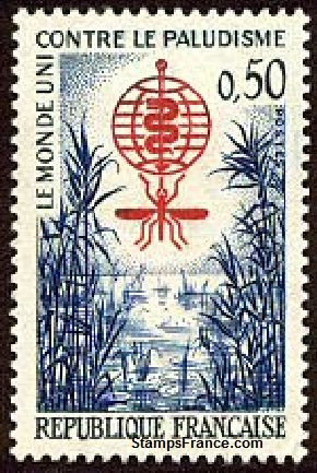 Timbre France Yvert 1338 - France Scott 1032