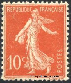 Timbre France Yvert 135 - France Scott 162b