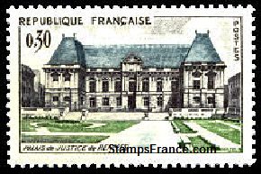 Timbre France Yvert 1351 - France Scott 1039