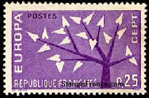 Timbre France Yvert 1358 - France Scott 1045