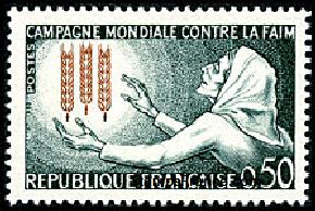 Timbre France Yvert 1379 - France Scott 1056