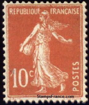 Timbre France Yvert 138 - France Scott 162