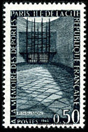 Timbre France Yvert 1381 - France Scott 1058