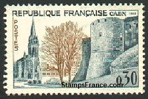 Timbre France Yvert 1389 - France Scott 1066