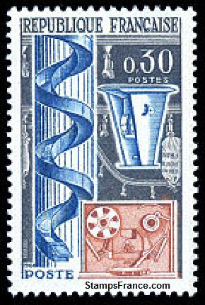 Timbre France Yvert 1414 - France Scott 1087