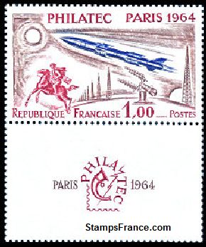 Timbre France Yvert 1422 - France Scott 1100