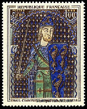Timbre France Yvert 1424 - France Scott 1106