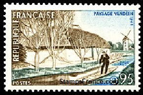 Timbre France Yvert 1439 - France Scott 1129