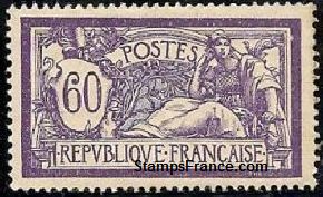 Timbre France Yvert 144 - France Scott 124