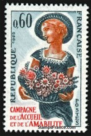 Timbre France Yvert 1449 - France Scott 1120