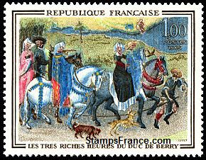 Timbre France Yvert 1457 - France Scott 1115
