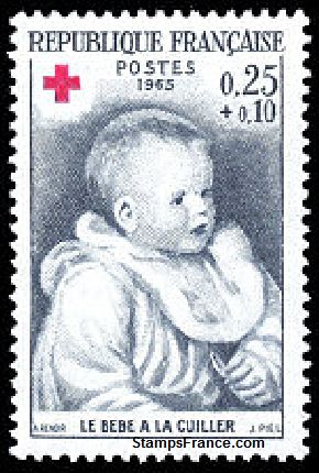 Timbre France Yvert 1466 - France Scott B392