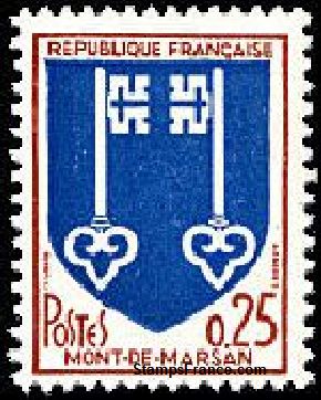 Timbre France Yvert 1469 - France Scott 1144