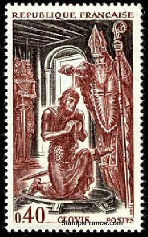 Timbre France Yvert 1496 - France Scott 1166