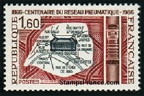 Timbre France Yvert 1498 - France Scott 1168