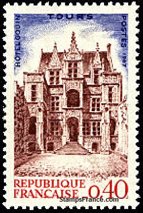 Timbre France Yvert 1525 - France Scott 1182