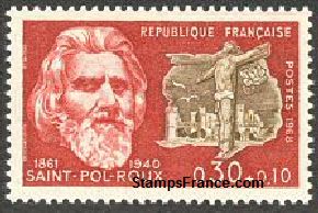 Timbre France Yvert 1552 - France Scott B419