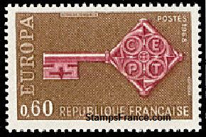 Timbre France Yvert 1557 - France Scott 1210