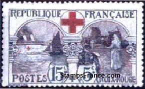 Timbre France Yvert 156 - France Scott B11