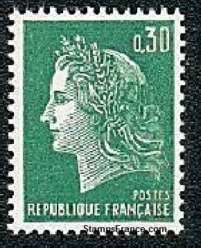Timbre France Yvert 1611 - France Scott