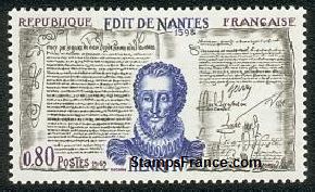 Timbre France Yvert 1618 - France Scott 1262