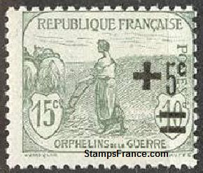 Timbre France Yvert 164 - France Scott B14