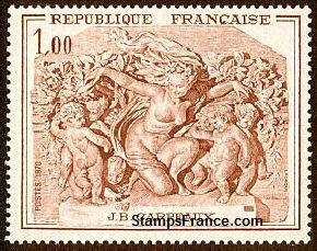 Timbre France Yvert 1641 - France Scott 1274